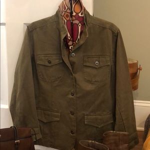 Chico’s Army Green Jacket size 4-6